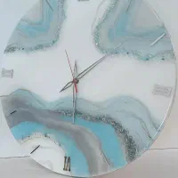 فروش محصولات رزینی و پتینه طرح و رنگهای متنوع|ساعت دیواری و تزئینی|قزوین, |دیوار