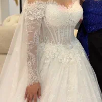 لباس عروس دانتل فرانسه