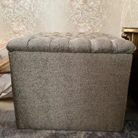 پاف جعبه ای مربع نو کاملا سالم