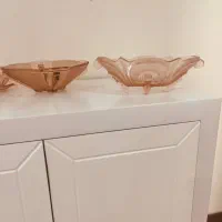 سرویس  قدیمی صورتی متعلق به ۶۰ سال پیش|کلکسیون اشیاء عتیقه|رودهن, |دیوار