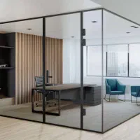 پارتیشن اداری شیشه سکوریت ، ام دی آف ، میرال