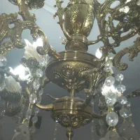 لوستر برنجی|لوستر و چراغ آویز|فشاپویه, |دیوار