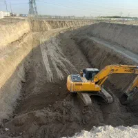 خدمات خاکبرداری گودبرداری توسط بیل لودر توماس خاور