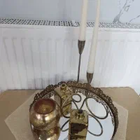 سینی آینه ایی،مجسمه تزیینی