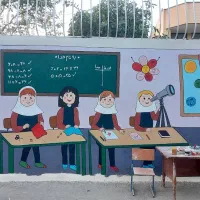نقاشی دیواری حرفه ای مدارس،کافه رستوران،خانه