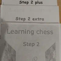 کتاب تمرین شطرنج ۳ جلدی Learning Chess Step 2