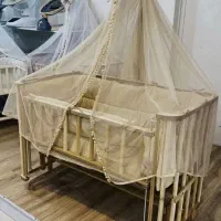 گهواره سنتی سیسمونی کمد تخت کنار مادر مدل پناه