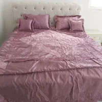 روتختی عروس دو نفره ساتن|سرویس روتختی|اصفهان, طامه|دیوار