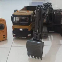 بیل مکانیکی و کمپرسی دو دیفرانسیل کنترلی هوینا|اسباب‌‌بازی|ایلام, |دیوار