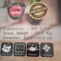 اون توستر 60لیتری|اجاق گاز و لوازم برقی پخت‌وپز|فولادشهر, مسکن مهر فولادشهر|دیوار