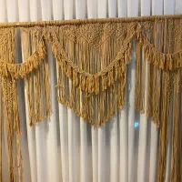 پرده مکرومه دستباف