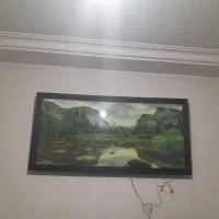 تابلو طبیعت چراغ دار