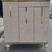 ست آیینه کنسول و جاکفشی و میز تیوی|جاکفشی، کمد، دراور|چهاردانگه (تهران), |دیوار