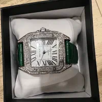ساعت زنانه رولکس بند سبز