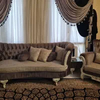 مبل 7 نفره به همراه میز ناهارخوری|مبلمان خانگی و میز عسلی|تهران, خانی‌آباد|دیوار