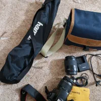 دوربین کنون همراه دو تا لنز|دوربین عکاسی و فیلم‌برداری|قرچک, داوود آباد|دیوار