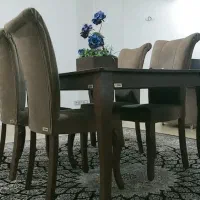 ست ناهار خوری۶ نفره  و مبلمان ۸ الی ۹ نفره (ال )