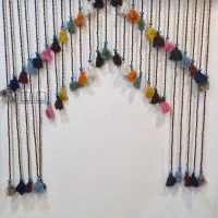 ۲عدد پرده سنتی گلیمی