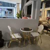 مبلمان باغی ویلای فضای باز|میز و صندلی غذاخوری|تهران, دریاچه شهدای خلیج فارس|دیوار