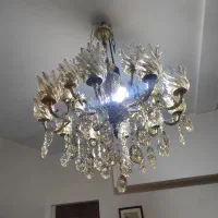 لوستر برنجی ۲۰ شعله
