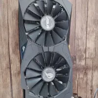 گرافیک rx 570 rog asus همراه فن کولر مستر