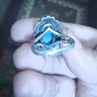 انگشتر نقره فیروزه ای|جواهرات|اصفهان, بهارستان|دیوار