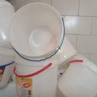 تعدادی سطل ۱۰لیتری|ظروف نگهدارنده، پلاستیکی، یکبارمصرف|اندیمشک, |دیوار