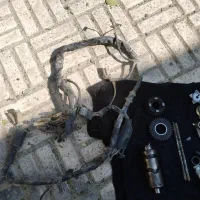 و رینگ و لاستیک جلو هندا 125سالم|قطعات یدکی و لوازم جانبی|نجف‌آباد, صالح آباد|دیوار
