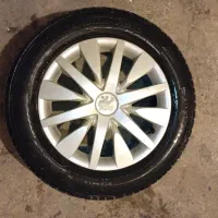 سه عدد لاستیک پژو ۱۸۵ سایز ۱۴ وقالپاق نو