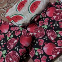 پارچه هندوانه‌ای و اناری|لباس|زیرآب, |دیوار