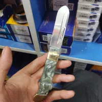 چاقوی بادامی ضامن دار زنجان،جنس تیغ فولاد،