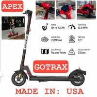 اسکوتر برقی GOTRAX آمریکایی تخفیف ویژه|دوچرخه، اسکیت، اسکوتر|تهران, عبدل‌آباد|دیوار
