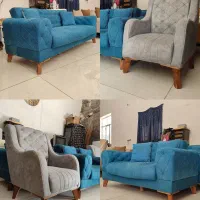 مبل و مبلمان استوک درحد نو ۷و۸ نفره|مبلمان خانگی و میز عسلی|تربت جام, جامی|دیوار