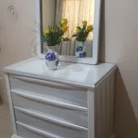 سرویس خواب چوب تخت پاتختی دراور.|تخت و سرویس خواب|مشهد, هنرستان|دیوار