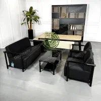 میز مدیریت 610  تمام mdf کتابخانه نیم ست