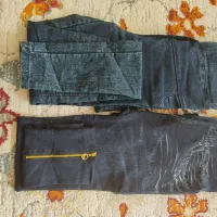 فروش تعدادی شلوار جین و پارچه ای