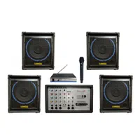 پک 4عددی باندچوبی 12اینچ و اکوآمپلی ومیکروفن بیسیم