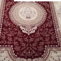 فرش 6 متری زرشکی وفرش 6 متر کارکرده وموکت برای باغ