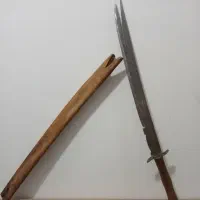 شمشیر دولبه طرح ذوالفقار امام علی (ع) مامونیه