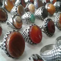انواع انگشتر طرح نقره