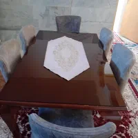 میز غذا خوری ۶ نفره|میز و صندلی غذاخوری|قروه, |دیوار