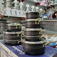 سرویس قابلمه 14پارچه گرانیتی زنبوری ضخیم با ارسال