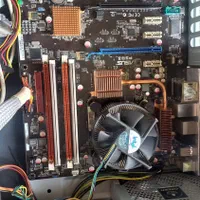 فروش چند قطعه کامپیوتر مادربورد ، cpu، رم و کیس