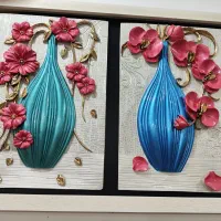 تابلو گل برجسته نو