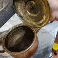 قابلمه مسی قدیمی|ظروف پخت‌وپز|قائم‌شهر, |دیوار