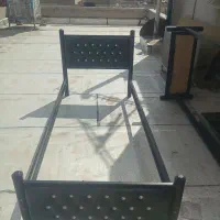دوعددتخت یکنفره فلزی