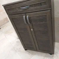 جاکفشی ام دی اف ۶ طبقه کشو دار و قفل دار در حد نو