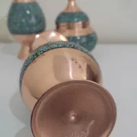 ست دکوری مس فیروزه‌کوب با گارانتی . لوکس و خاص|صنایع دستی و سایر لوازم تزئینی|محمدیه-قزوین, |دیوار