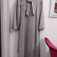 پالتو مجلسی جنس سوییت رنگ طوسی سایز ۴۴