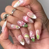 ترمیم ناخن ۱۱۰کاشت۱۵۰پدیکور۲۰۰لمینت۱۲۰طراحی از۱۰|خدمات آرایشگری و زیبایی|کرج, گوهردشت|دیوار